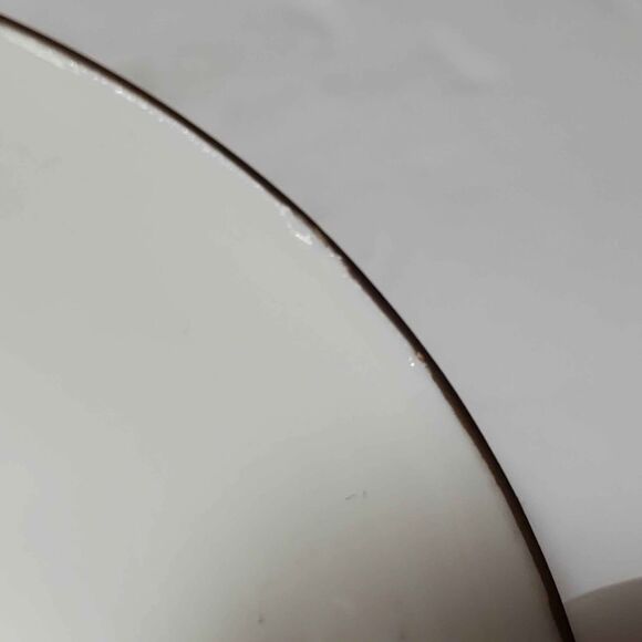 Golden Crown Teacup and Saucer Pink Purple Flowers Western Germany Vintage - Picture 6 of 10